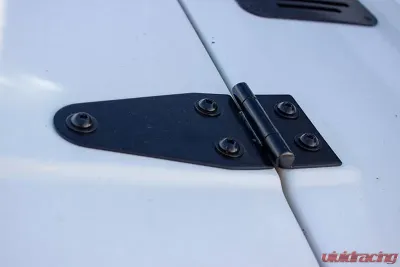 Kentrol Hood Hinge Pair Powdercoat Black for Jeep CJ | YJ 1955-1995 - 50402