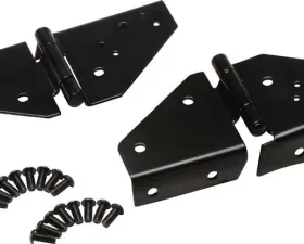 Kentrol Windshield Hinge Pair Powdercoat Black Jeep CJ | YJ 1976-1995