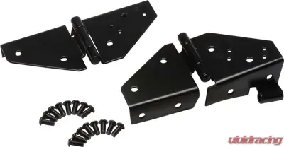 Kentrol Windshield Hinge Pair Powdercoat Black Jeep CJ | YJ 1976-1995 - 50403