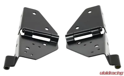 Kentrol Windshield Hinge Pair Powdercoat Black Jeep CJ | YJ 1976-1995 - 50403