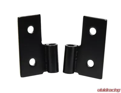 Kentrol Lower Door Hinge Pair Powdercoat Black for Jeep CJ YJ TJ 1976-2006 - 50407