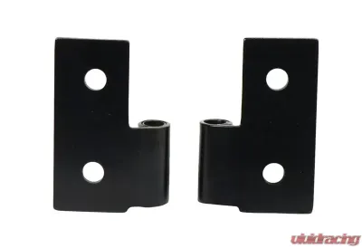 Kentrol Lower Door Hinge Pair Powdercoat Black for Jeep CJ YJ TJ 1976-2006 - 50407