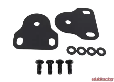 Kentrol Interior Windshield Brackets Pair Powdercoat Black for Jeep CJ | YJ 1976-1995 - 50408