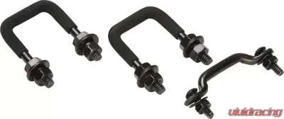 Kentrol Windshield Tie Down Kit Powdercoat Black for Jeep CJ 1955-1986 50411 - 50411