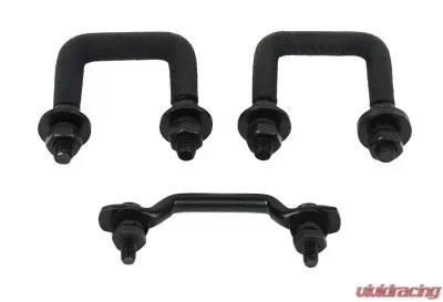 Kentrol Windshield Tie Down Kit Powdercoat Black for Jeep CJ 1955-1986 50411 - 50411