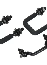 Kentrol Windshield Tie Down Kit Powdercoat Black for Jeep CJ 1955-1986 50411                                     - 50411 - Image 3