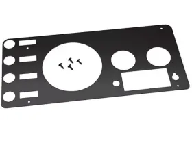 Kentrol Gauge Cover Powdercoat Black Jeep CJ 1976-1986