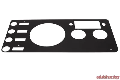 Kentrol Gauge Cover Powdercoat Black Jeep CJ 1976-1986 - 50412