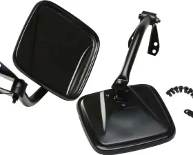 Kentrol Mirror Kit Pair Powdercoat Black for Jeep CJ 1955-1986