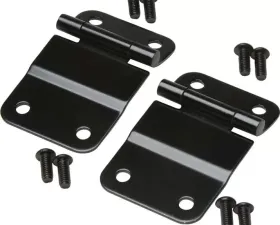 Kentrol Tailgate Hinge Pair Powdercoat Black for Jeep CJ 1976-1986