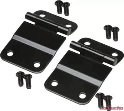 Kentrol Tailgate Hinge Pair Powdercoat Black for Jeep CJ 1976-1986 - 50419