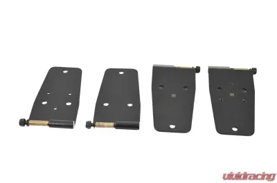 Kentrol Hardtop Door Hinge Set 4 Pieces Powdercoat Black for Jeep CJ YJ 1976-1993 - 50420