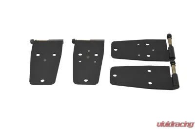 Kentrol Hardtop Door Hinge Set 4 Pieces Powdercoat Black for Jeep CJ YJ 1976-1993 - 50420