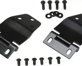 Kentrol Hardtop Liftgate Hinge Pair Powdercoat Black for Jeep CJ7 1977-1986