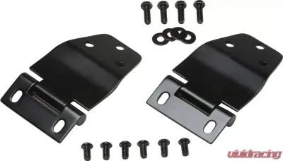 Kentrol Hardtop Liftgate Hinge Pair Powdercoat Black for Jeep CJ7 1977-1986 - 50421