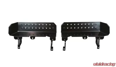 Kentrol Side Steps Pair Powdercoat Black for Jeep CJ7 | YJ 1976-1995 - 50432