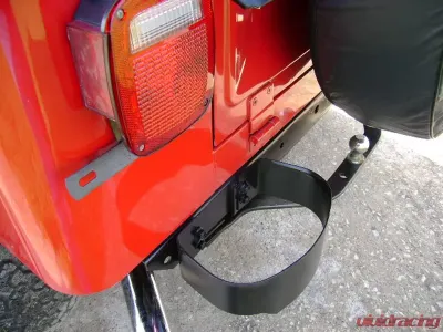 Kentrol Bumperettes Pair Powdercoat Black for Jeep CJ/YJ 1976-1995 - 50438