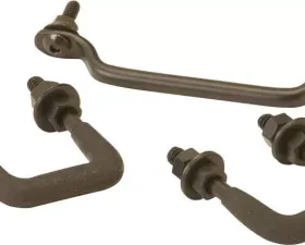 Kentrol Windshield Tie Down Kit Powdercoat Black for Jeep YJ 1987-1995