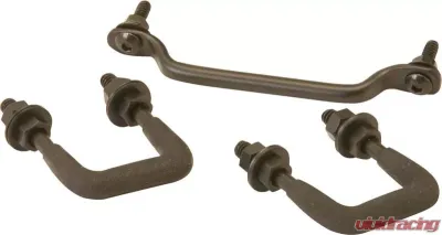 Kentrol Windshield Tie Down Kit Powdercoat Black for Jeep YJ 1987-1995 - 50439