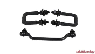 Kentrol Windshield Tie Down Kit Powdercoat Black for Jeep YJ 1987-1995 - 50439