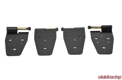Kentrol Door Hinge Set 4 Pieces Powdercoat Black for Jeep YJ 1987-1995 - 50441
