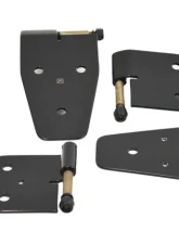 Kentrol Door Hinge Set 4 Pieces Powdercoat Black for Jeep YJ 1987-1995                                     - 50441 - Image 3