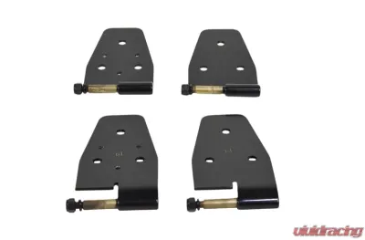 Kentrol Door Hinge Set 4 Pieces Powdercoat Black for Jeep YJ 1987-1995 - 50441