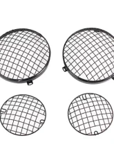 Kentrol Wire Mesh Guard Set 6 Pieces Powdercoat Black for Jeep CJ 1976-1986                                     - 50465 - Image 2