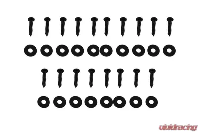 Kentrol Wire Mesh Guard Set 6 Pieces Powdercoat Black for Jeep CJ 1976-1986 - 50465