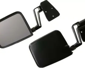Kentrol Mirror Kit Pair Powdercoat Black for Jeep YJ | TJ 1988-2006