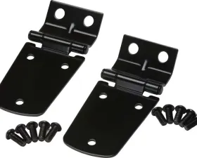 Kentrol Hood Hinge Pair Powdercoat Black Jeep TJ 1997-2006