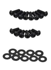 Kentrol Hood Hinge Pair Powdercoat Black Jeep TJ 1997-2006                                     - 50476 - Image 7