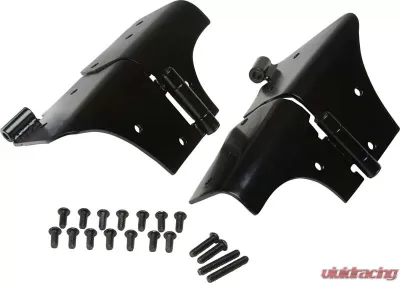 Kentrol Windshield Hinge Pair Powdercoat Black for Jeep TJ 1997-2006 - 50477