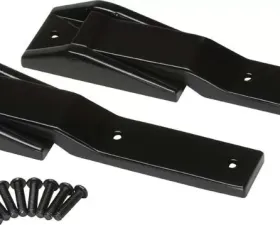 Kentrol Tailgate Hinge Pair Powdercoat Black for Jeep TJ 1997-2006