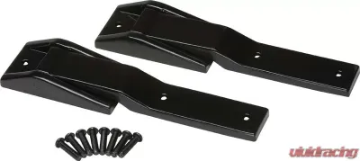 Kentrol Tailgate Hinge Pair Powdercoat Black for Jeep TJ 1997-2006 - 50478