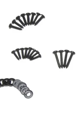 Kentrol Wire Mesh Guard Set 6 Pieces Powdercoat Black for Jeep TJ 1997-2006                                     - 50488 - Image 6