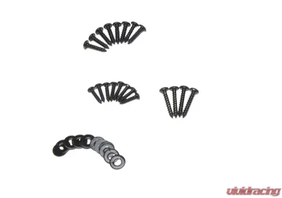 Kentrol Wire Mesh Guard Set 6 Pieces Powdercoat Black for Jeep TJ 1997-2006 - 50488