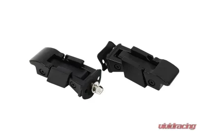 Kentrol Hood Catch Pair Powdercoat Black Jeep TJ 1997-2006 - 50489