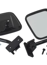 Kentrol E-Z Detach Mirrors Pair Powdercoat Black for Jeep TJ | JK 1997-2018                                     - 50496 - Image 4