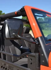 Kentrol E-Z Detach Mirrors Pair Powdercoat Black for Jeep TJ | JK 1997-2018                                     - 50496 - Image 2
