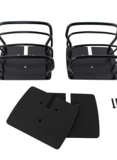 Kentrol Taillight Guard Pair Powdercoat Black for Jeep CJ YJ TJ 1976-2006                                     - 50497 - Image 2