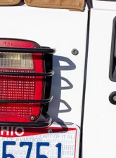 Kentrol Taillight Guard Pair Powdercoat Black for Jeep CJ YJ TJ 1976-2006                                     - 50497 - Image 4