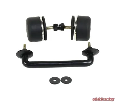 Kentrol Windshield Tie Down Kit Powdercoat Black for Jeep TJ | JK 1997-2014 - 50503