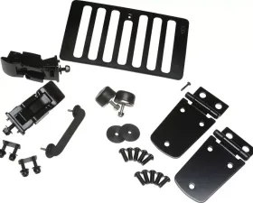 Kentrol Hood Kit Powdercoat Black Jeep TJ 1998-2006