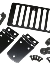 Kentrol Hood Kit w/o Hood Catch Powdercoat Black Jeep TJ 1998-2006                                     - 50504WHC - Image 6