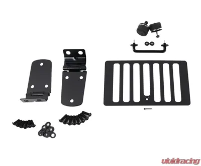 Kentrol Hood Kit w/o Hood Catch Powdercoat Black Jeep TJ 1998-2006 - 50504WHC