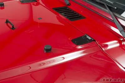 Kentrol Hood Kit w/o Hood Catch Powdercoat Black Jeep TJ 1998-2006 - 50504WHC