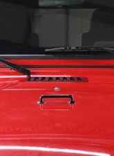 Kentrol Hood Kit w/o Hood Catch Powdercoat Black Jeep TJ 1998-2006                                     - 50504WHC - Image 6