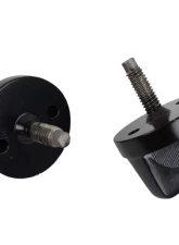 Kentrol Windshield Knobs Pair Powdercoat Black for Jeep CJ | YJ 1976-1995                                     - 50510 - Image 2