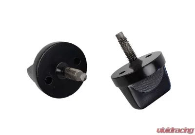 Kentrol Windshield Knobs Pair Powdercoat Black for Jeep CJ | YJ 1976-1995 - 50510